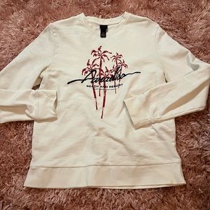 mens creme sweatshirt from H&M